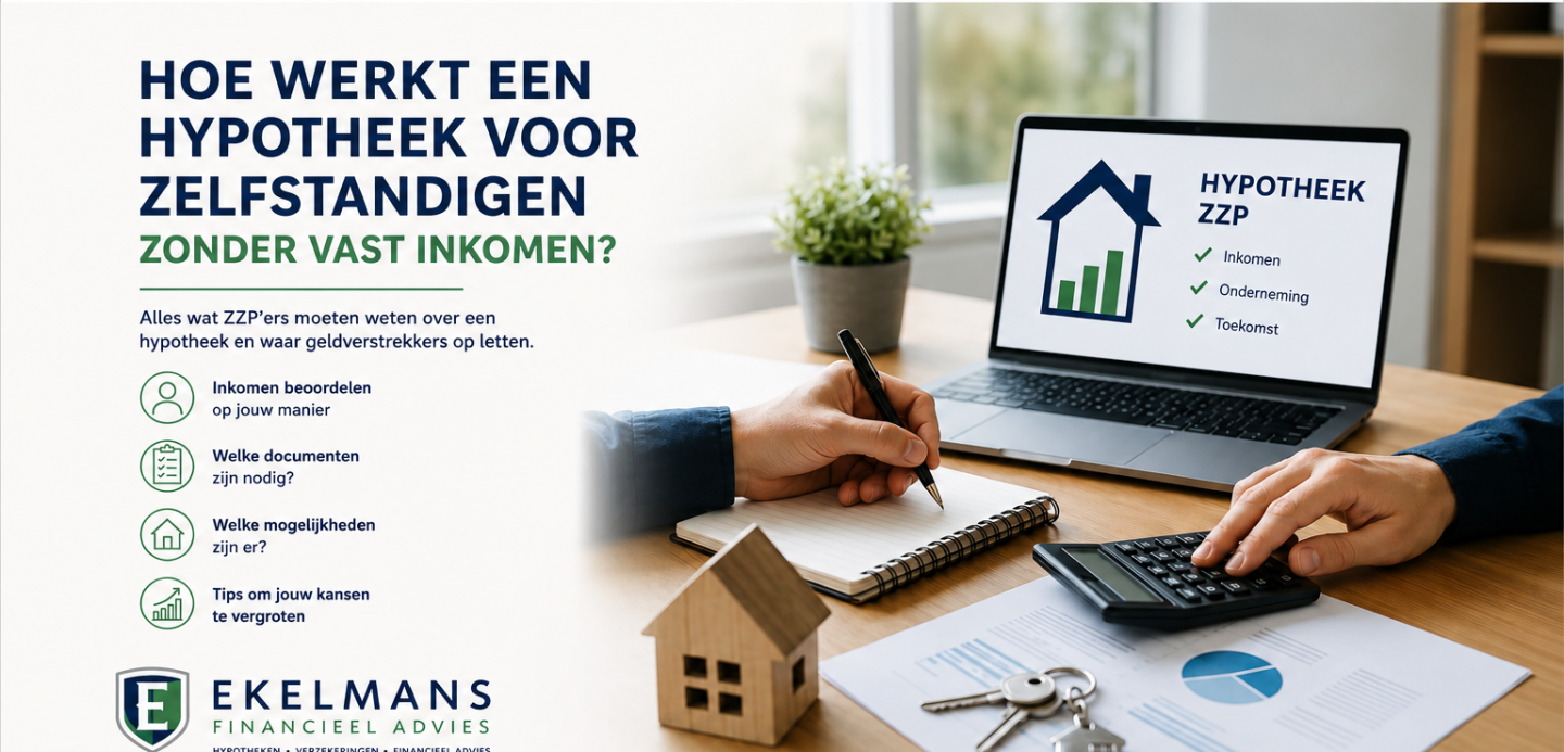 Ekelmans Financieel Advies | Hoe werkt een hypotheek voor zelfstandigen zonder vast inkomen? hypotheek